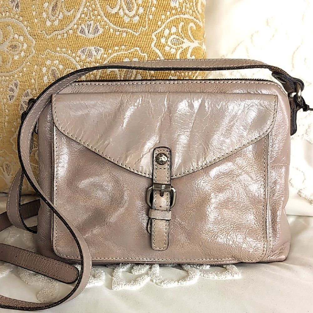 Patricia Nash Taupe Avellino Crossbody Handbag